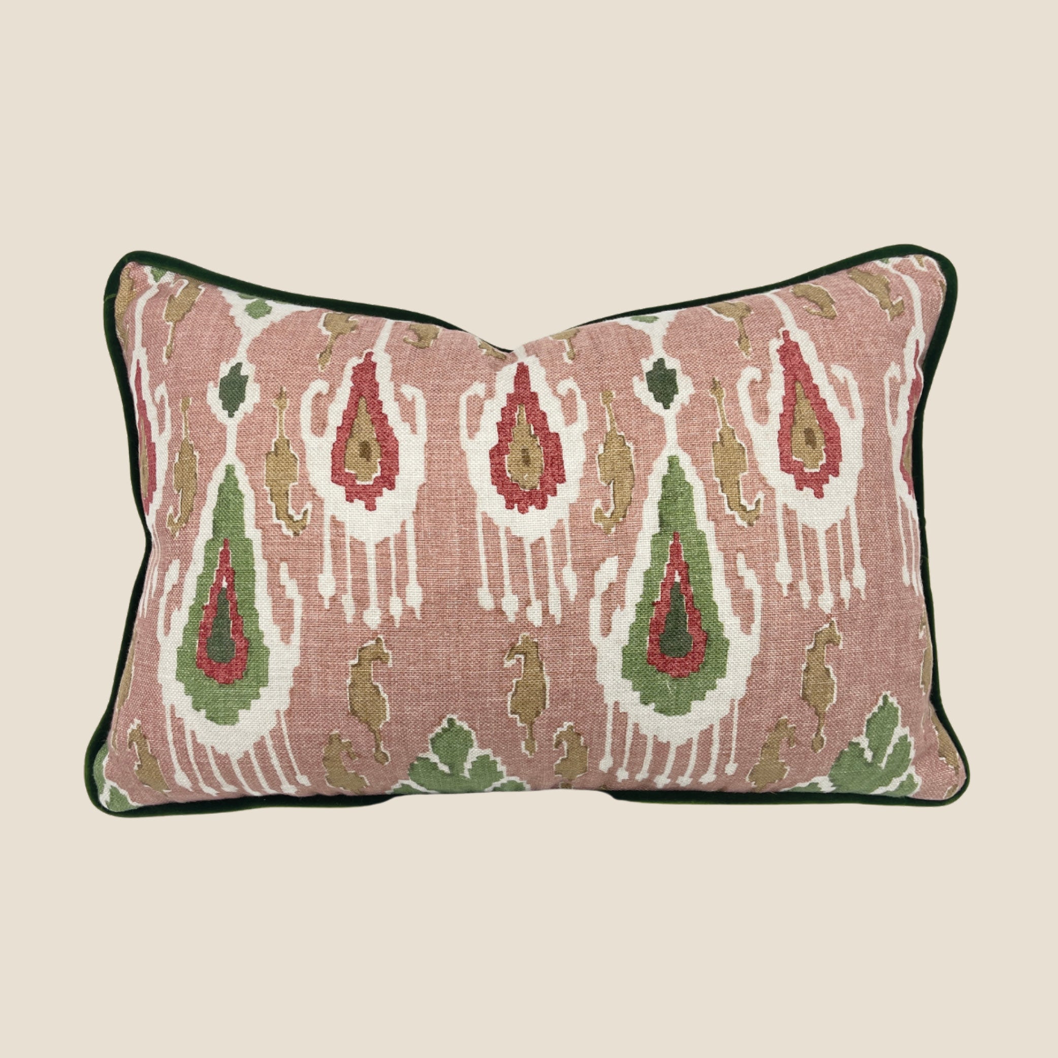 Front of pink cushion